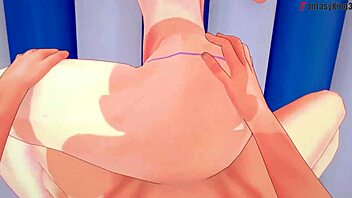 Dark Magician Girl in hardcore Yu-Gi-Oh! fantasy cartoon