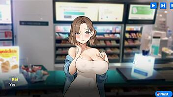 Hentai Game Bodypay Story 1: Slut Takes Cum in Mouth in Wild Threesome Deepthroat Scene