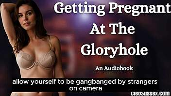 A new girl seeks gloryhole gangbang creampie to get pregnant