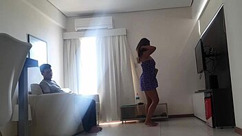 does she rub my dick while twerking?