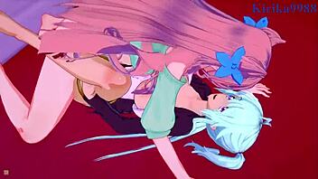 Cagliostro And Chris Yukine And Maria Cadenzavna Eve Intense Futanari Sex - Symphogear Hentai