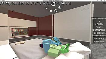roblox furry gays enjoy comfortable oral sex in their cozy world