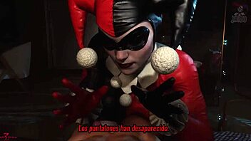 Harley Quinn riding in femdom style 😈