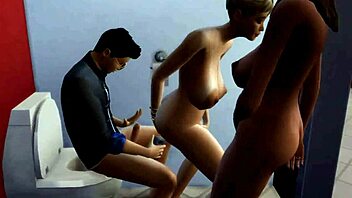 sims 4 tammy демонстрирует свои новые огромные сиськи