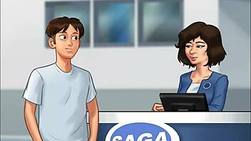 Summertime saga chapter 22 – Glory hole scene with big ass and big tits