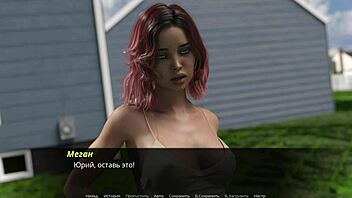 Deepthroat and big tits in Echoes of Lust FFM threesome
