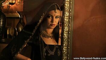 Erotic brunette milf dancer