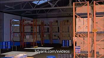 Intense Backroom Interracial Fucking!