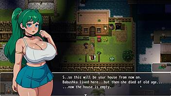 Did you see that cute girl in the harem game fall into the bathtub and expose her huge tits?