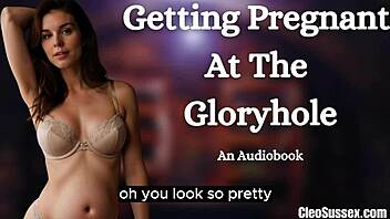 A new girl seeks gloryhole gangbang creampie to get pregnant