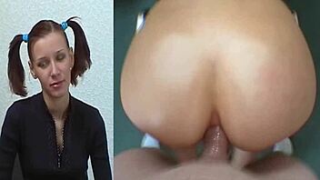 i am a skinny bitch getting anal assfucking in casting interview with facial