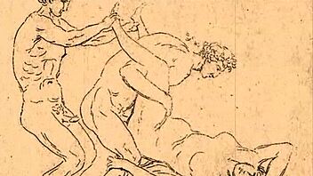 First creampie ever with Russian lesbian strapon! 😍