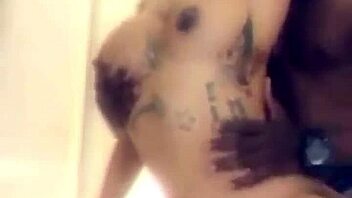 Have you seen this freaky redbone tranny with big ass taking monster black cock and spanking?