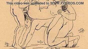 First creampie ever with Russian lesbian strapon! 😍