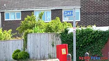 Yorkshire guy tricked into first blowjob by goth.