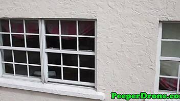 Drone Spies On Outdoor Lesbian Licking?