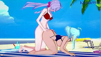 Cagliostro And Chris Yukine And Maria Cadenzavna Eve Intense Futanari Sex - Symphogear Hentai