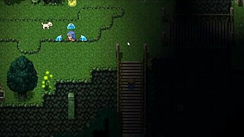 Did you see that cute girl in the harem game fall into the bathtub and expose her huge tits?