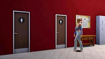 sims 4 tammy shows off her new huge tits