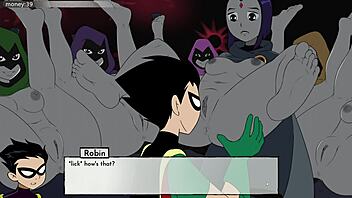Starfire’s special sex adventure in 18titan’s animated series