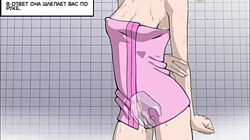 Hentai game with a teacher and a slutty student in a pool environment