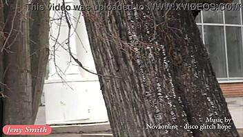 jeny smith, wanna see my pantyhose upskirt outside?