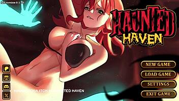 haunted haven is an erotic anime hentai adventure full of spooky surprises