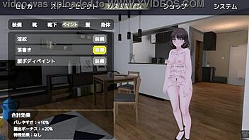 Sereka-san in naked coat exposes herself publicly on 2024-05-22