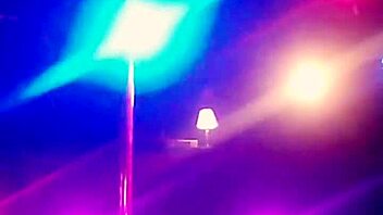 new stripper rips clothes while dancing in knee highs and thong