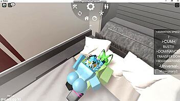 roblox furry gays enjoy comfortable oral sex in their cozy world