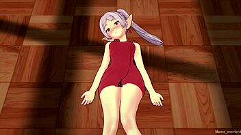 Frieren In Towel, Ready For Uncensored Hentai