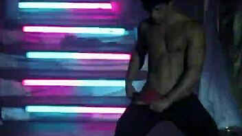 Handsome Brazilian Stripper Rips Clothes!