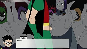 Starfire’s special sex adventure in 18titan’s animated series