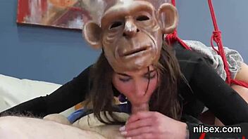 Frisky nympho enters anal asylum for painful treatment