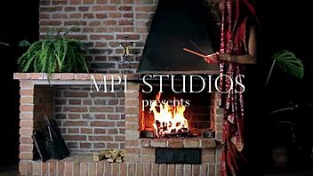 watch this skinny indian teen dance erotically before finger-fucking