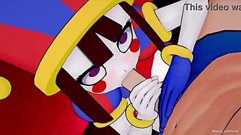 Pomni wants sex again in this amazing cartoon adventure