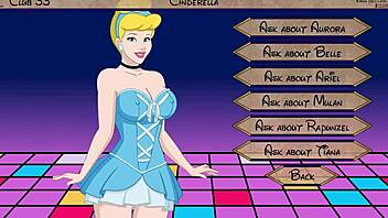 hey, wanna see ariel and cinderella in hot lesbian 3d game action?