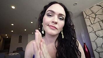 hot stepmom helps stepson with his hard cock