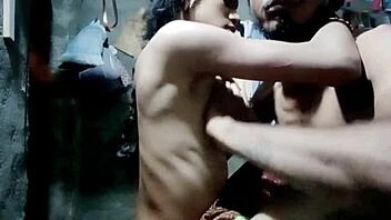 Sexy kissing scenes with Indian babe and natural tits! 😘