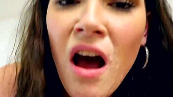 Big cock stepsister Jessica Rex gets nasty with deepthroat and cumshot