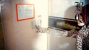 Doll bound in latex masked and controlled with condom