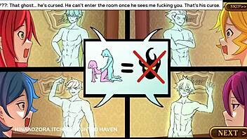 haunted haven is an erotic anime hentai adventure full of spooky surprises