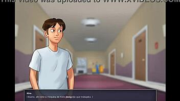 Summertime saga chapter 22 – Glory hole scene with big ass and big tits