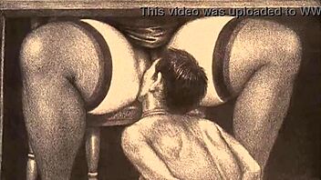 What Do You Think Of This Vintage Erotic Cartoon Illustration?