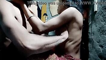 Sexy kissing scenes with Indian babe and natural tits! 😘