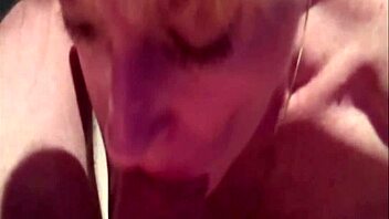 Grandma scores a hot blowjob and creampie in a homemade cuckold scene