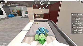 roblox furry gays enjoy comfortable oral sex in their cozy world