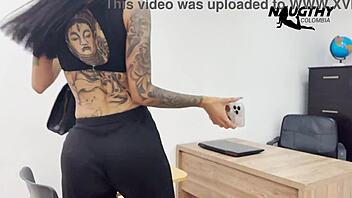 Hey, gorgeous teacher, filming a naughty video in class?