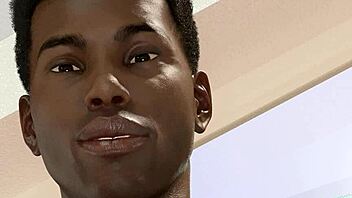 Wow! Cheating girlfriend in 3D interracial!