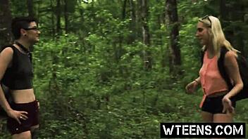 petite girl tries santa's gift